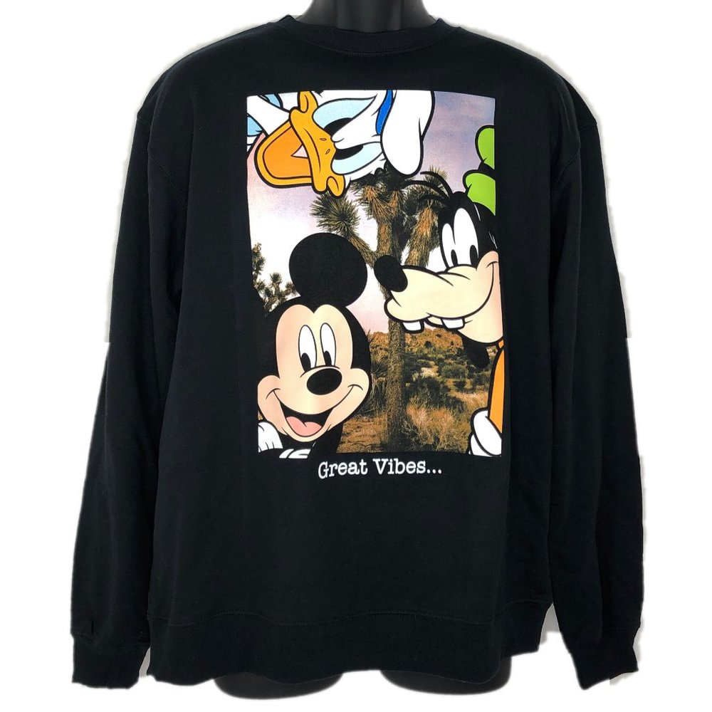 Disney MICKEY DONALD GOOFY Great Vibes Sweatshirt